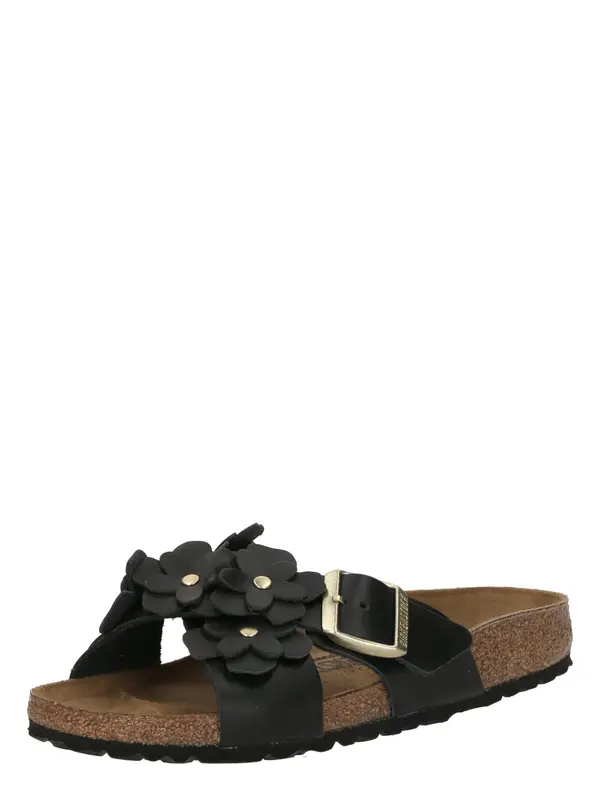 BIRKENSTOCK BIRKENSTOCK Natikače s potpeticom 'Siena II'  crna