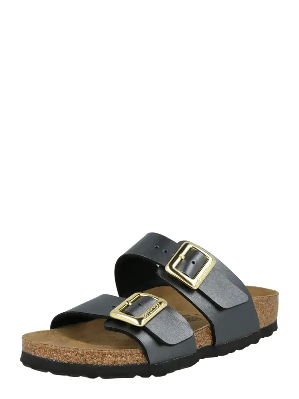 BIRKENSTOCK BIRKENSTOCK Natikače s potpeticom 'Sydney'  crna