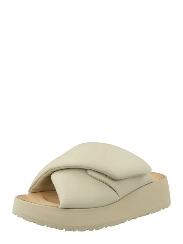 BIRKENSTOCK BIRKENSTOCK Natikače s potpeticom 'Theda LENA'  ecru/prljavo bijela