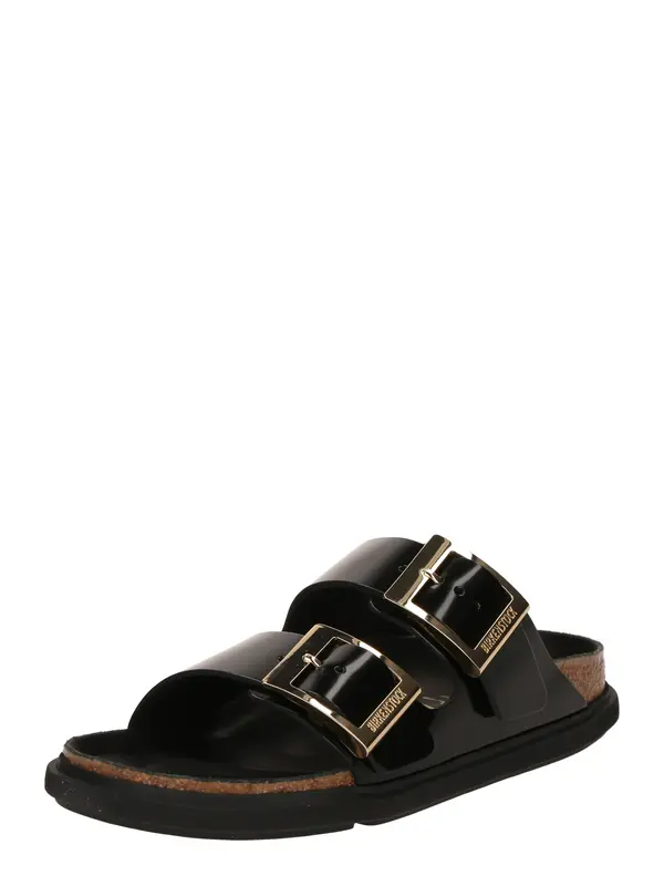 BIRKENSTOCK BIRKENSTOCK Natikače s potpeticom  zlatna / crna