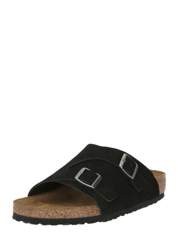 BIRKENSTOCK BIRKENSTOCK Natikače s potpeticom 'Zürich'  crna