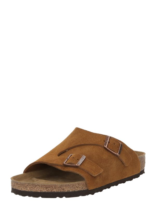 BIRKENSTOCK BIRKENSTOCK Natikače s potpeticom 'Zürich'  konjak