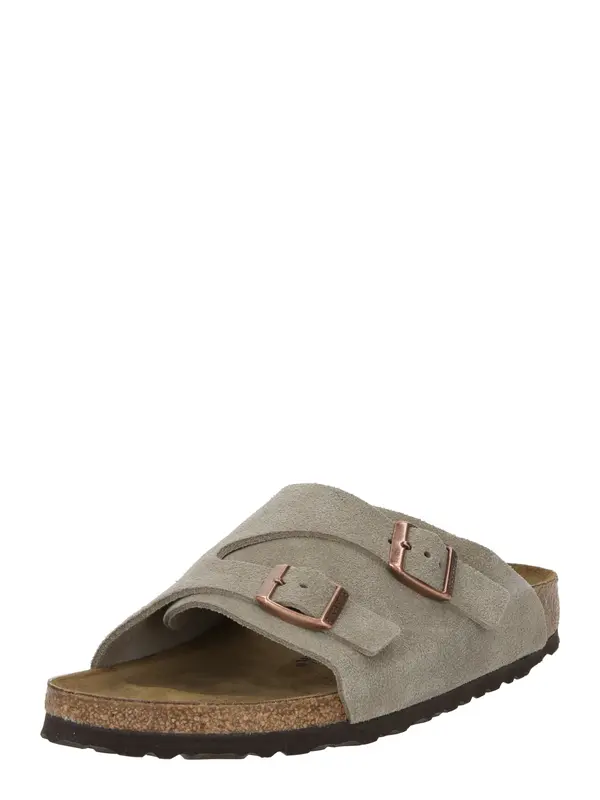 BIRKENSTOCK BIRKENSTOCK Natikače s potpeticom 'Zürich'  taupe siva