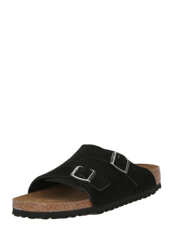BIRKENSTOCK BIRKENSTOCK Natikače s potpeticom 'Zürich VL'  crna / srebro