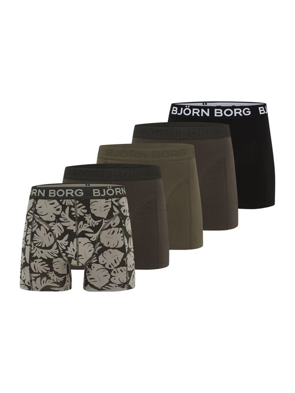 BJÖRN BORG BJÖRN BORG Bokserice  taupe siva / boja blata / maslinasta / crna