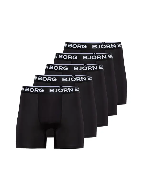 BJÖRN BORG BJÖRN BORG Sportske gaće  crna / bijela