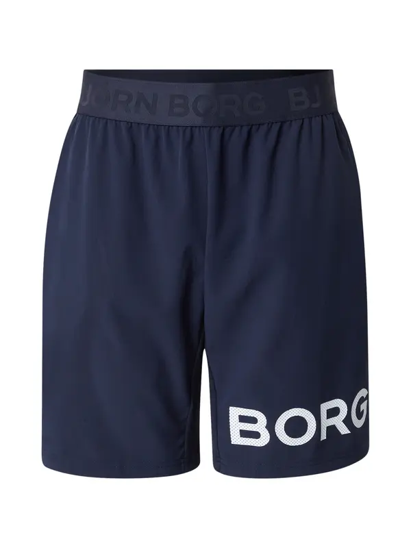 BJÖRN BORG BJÖRN BORG Sportske hlače  tamno plava / bijela