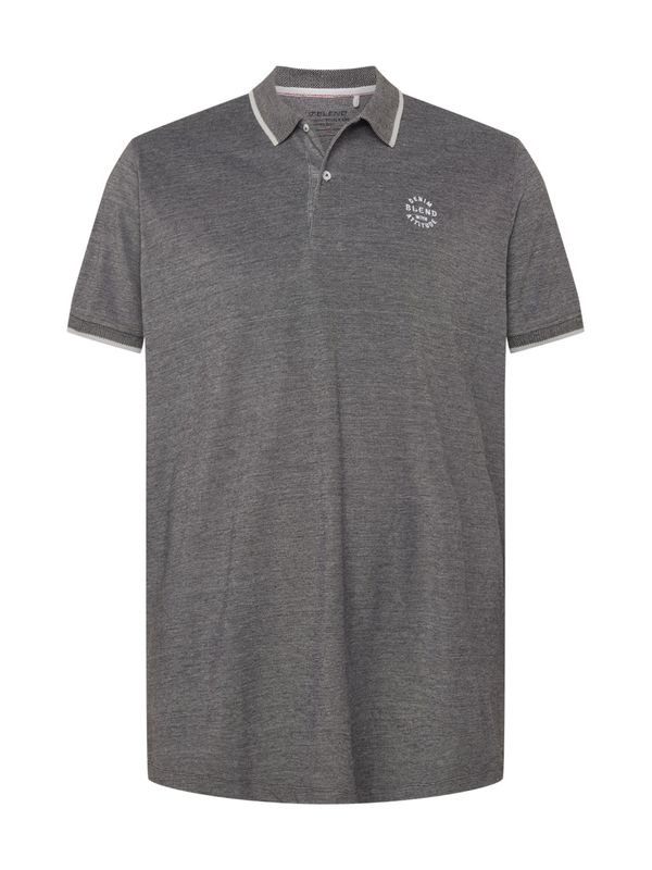 Blend Big Blend Big Majica 'Nate'  crna melange / bijela