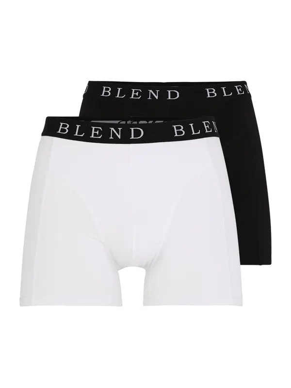 BLEND BLEND Bokserice 'Ned'  crna / bijela