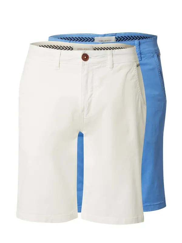 BLEND BLEND Chino hlače 'BHMason'  plava / bijela
