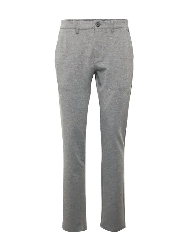 BLEND BLEND Chino hlače 'Langford'  siva melange