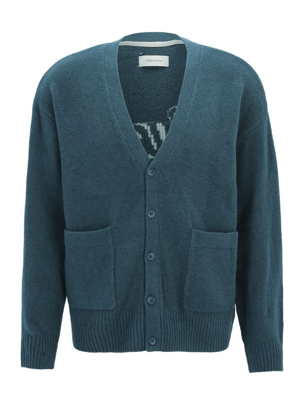 BLEND BLEND Kardigan  bež / morsko plava