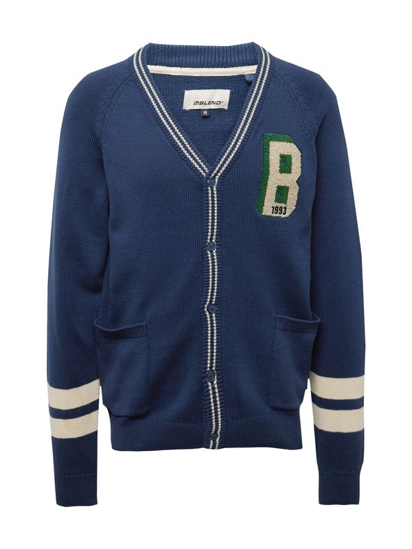 BLEND BLEND Kardigan  bež / tamno plava / zelena