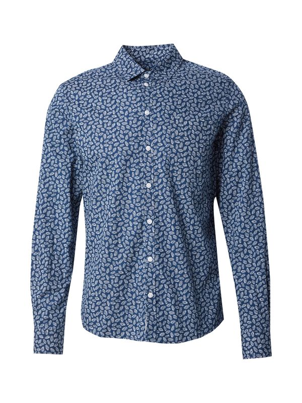 BLEND BLEND Košulja 'BHAGGE'  plava / bijela