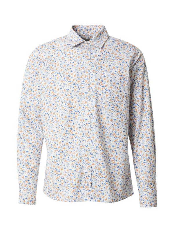 BLEND BLEND Košulja  plava / narančasta / bijela