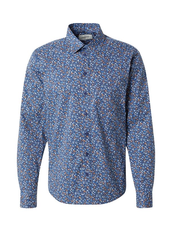 BLEND BLEND Košulja  plava / safirno plava / narančasta / bijela