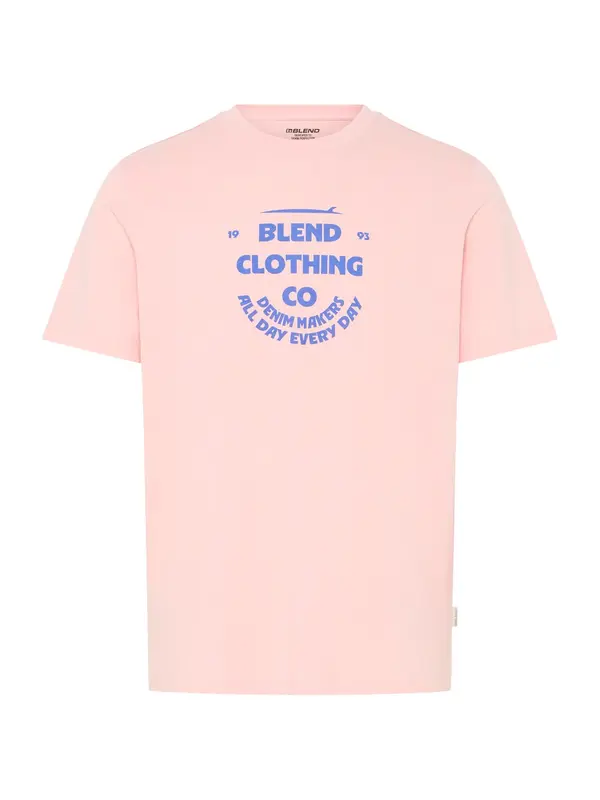 BLEND BLEND Majica 'BHKALLE'  svijetloplava / breskva