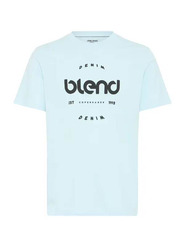 BLEND BLEND Majica 'BHKAMDEN'  svijetloplava / crna