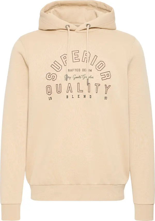 BLEND BLEND Sweater majica  bež / antracit siva