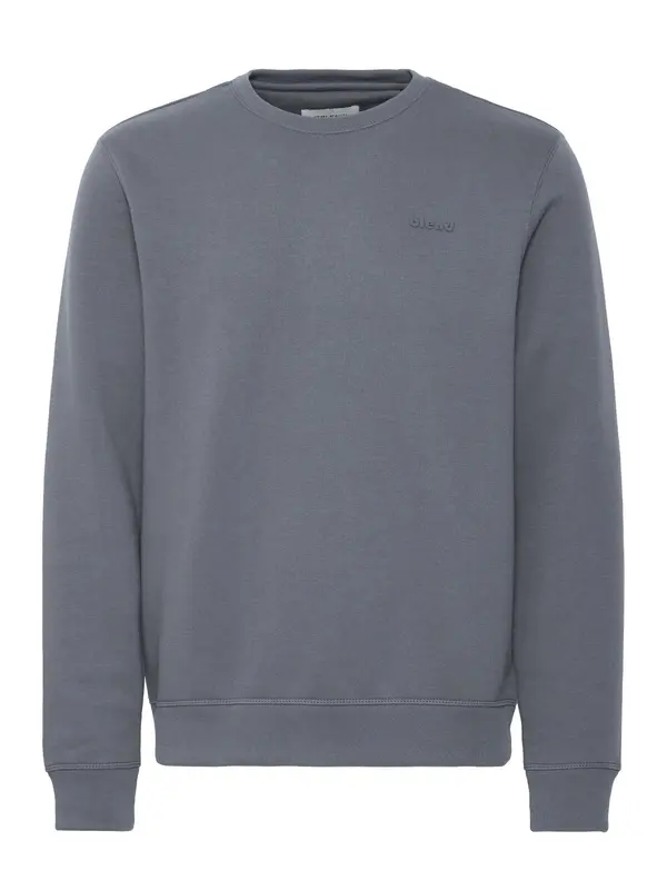 BLEND BLEND Sweater majica 'BHDownton'  tamo siva