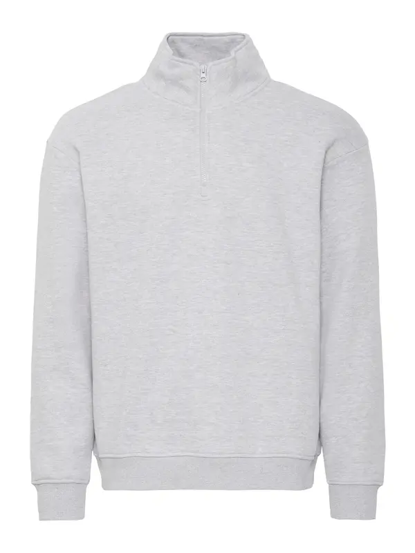 BLEND BLEND Sweater majica 'BHJUSTIN'  siva melange