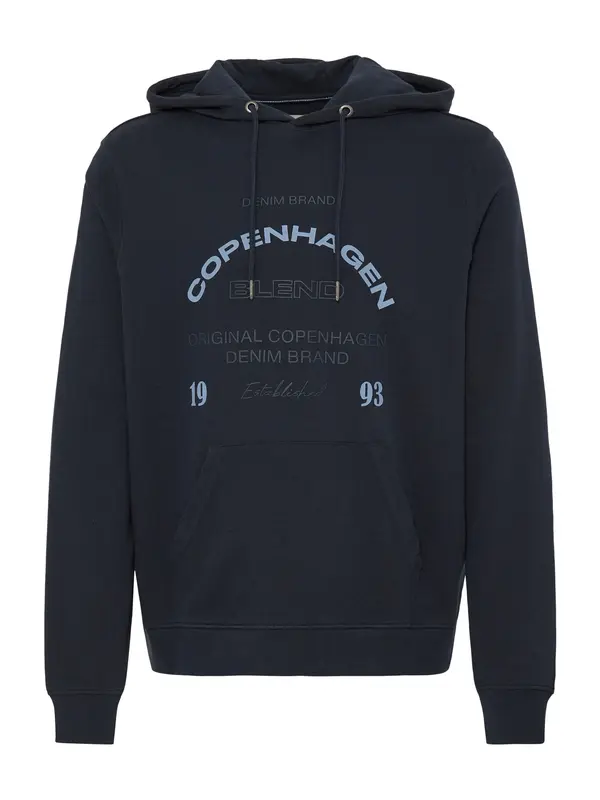 BLEND BLEND Sweater majica 'BHKAREL'  noćno plava / golublje plava