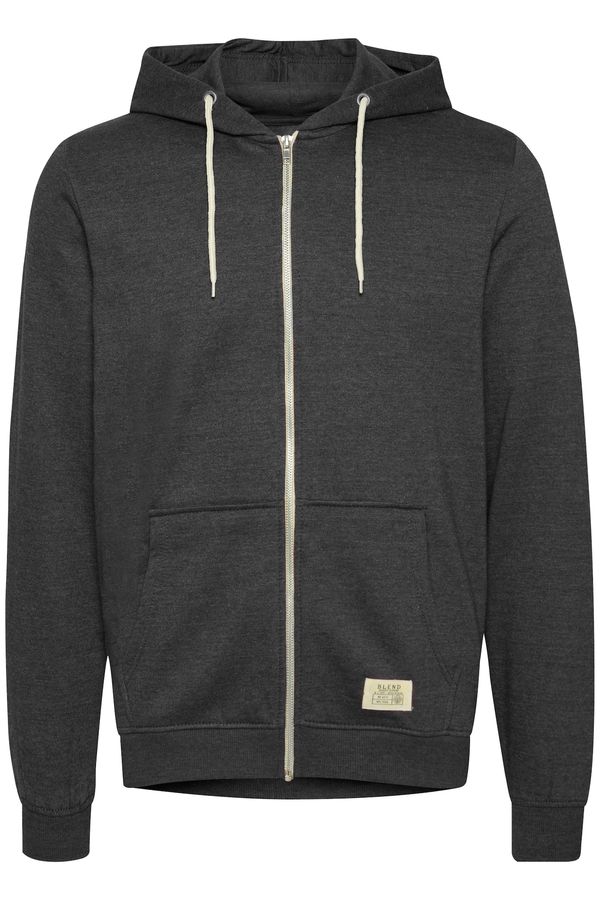 BLEND BLEND Sweater majica 'NOAH'  siva