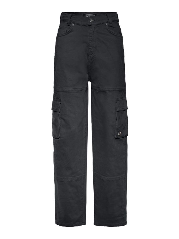 BLUE EFFECT BLUE EFFECT Hlače  crna