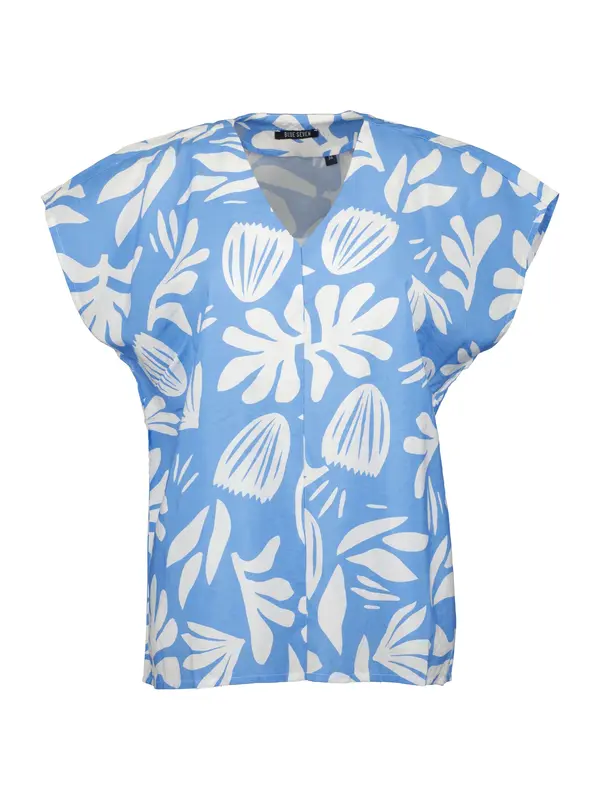 BLUE SEVEN BLUE SEVEN Bluza  azur / bijela