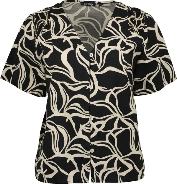BLUE SEVEN BLUE SEVEN Bluza  boja pijeska / crna