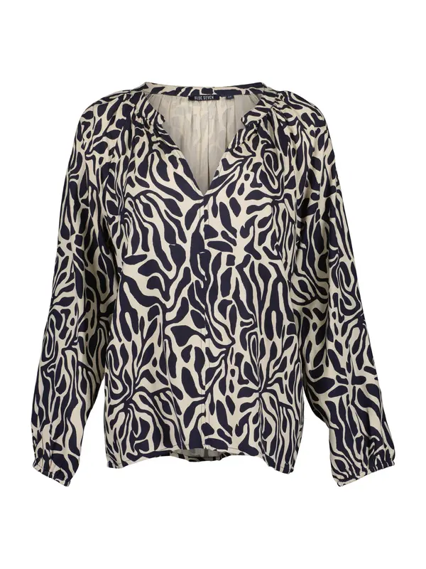 BLUE SEVEN BLUE SEVEN Bluza  ecru/prljavo bijela / morsko plava