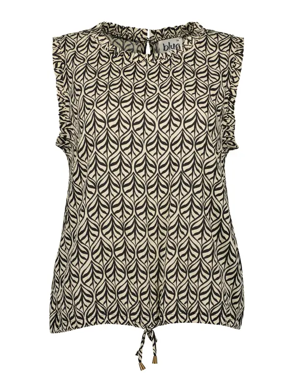 BLUE SEVEN BLUE SEVEN Bluza  pijesak / crna