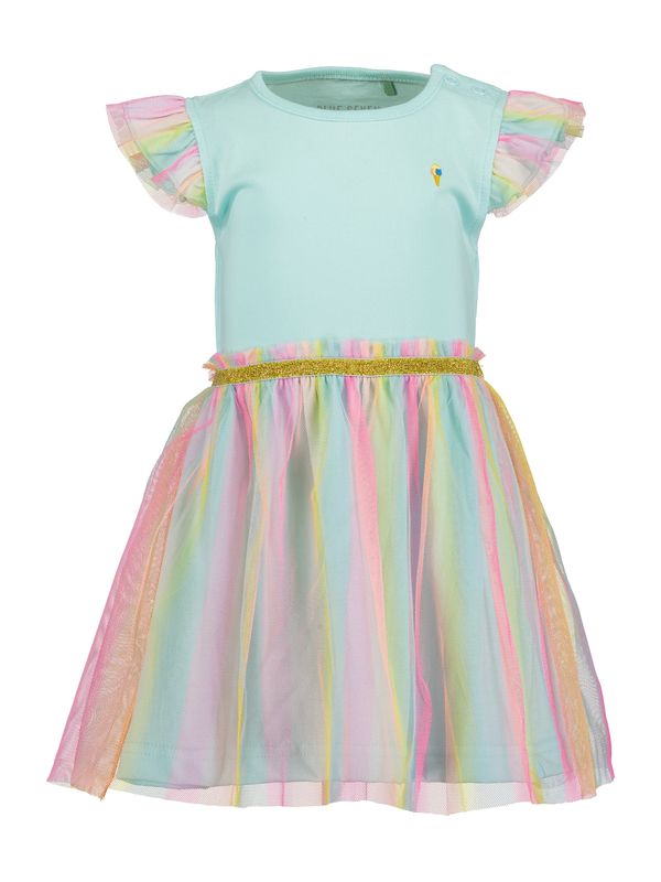 BLUE SEVEN BLUE SEVEN Haljina  tirkiz / žuta / narančasta / roza