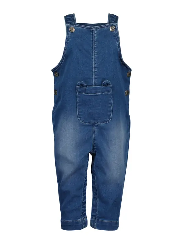 BLUE SEVEN BLUE SEVEN Hlače s tregerima  plavi traper