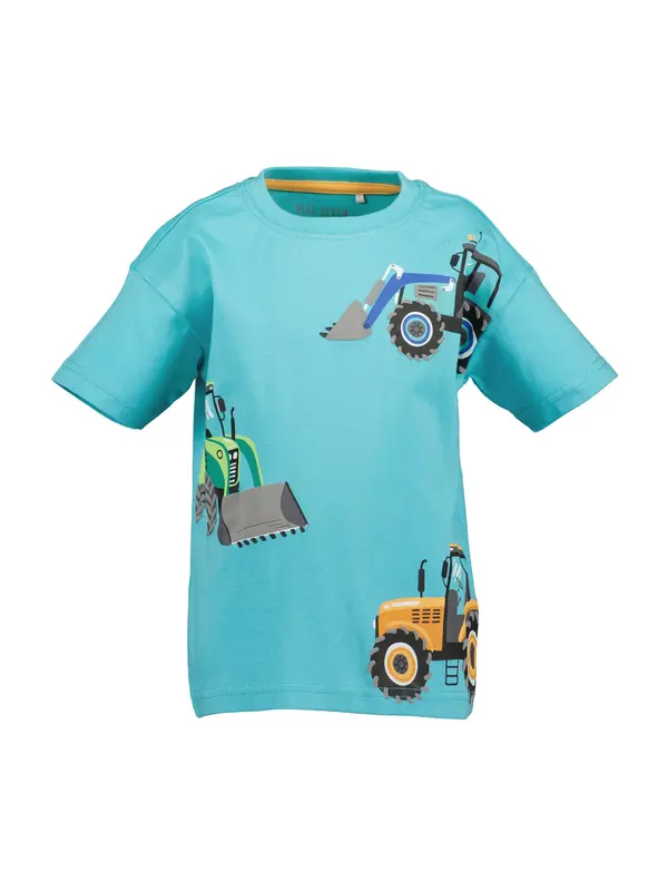 BLUE SEVEN BLUE SEVEN Majica  nebesko plava / zelena / narančasta