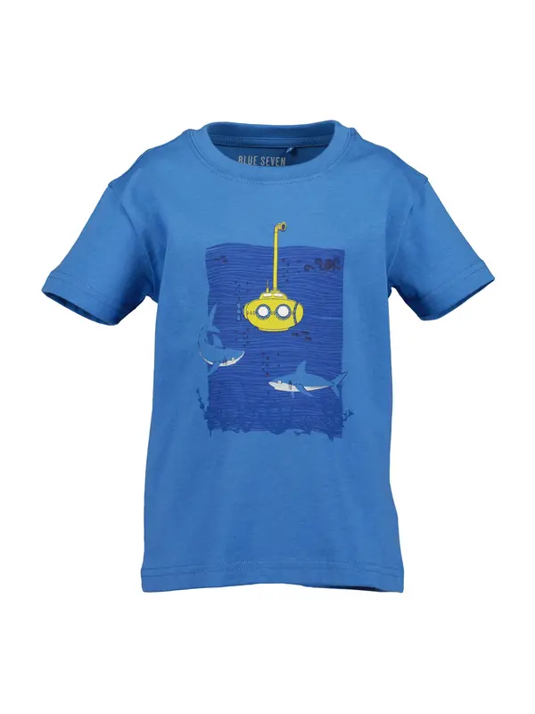 BLUE SEVEN BLUE SEVEN Majica  plava / mornarsko plava / žuta / bijela