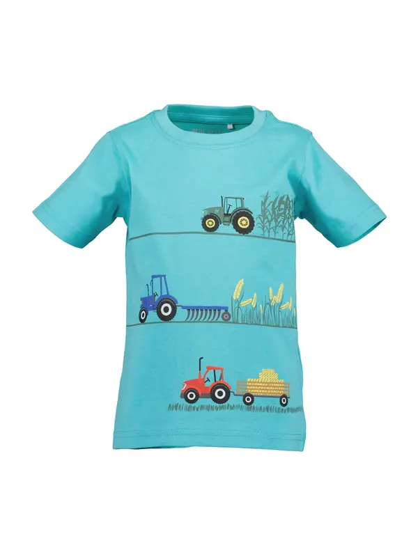 BLUE SEVEN BLUE SEVEN Majica  plava / tirkiz / kaki / crvena