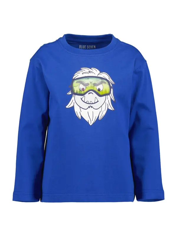 BLUE SEVEN BLUE SEVEN Majica  ultra morsko plava / zelena / svijetlozelena / bijela
