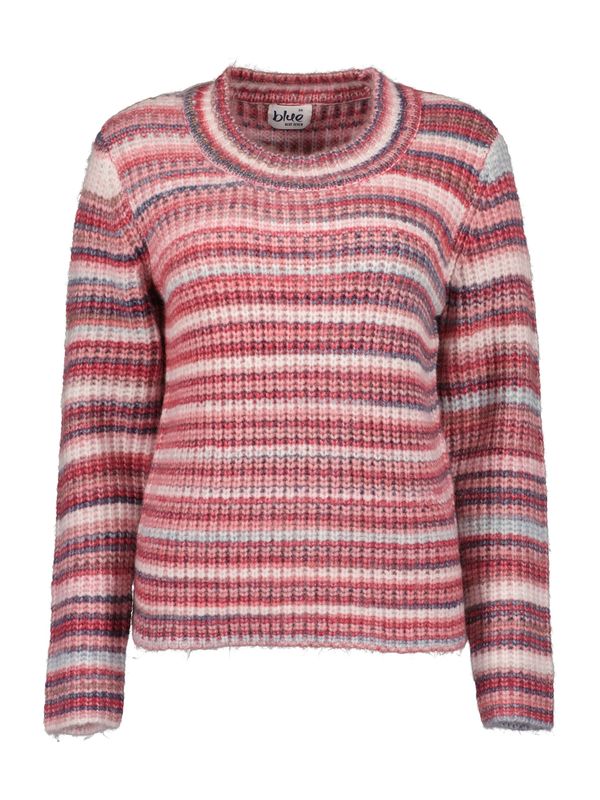 BLUE SEVEN BLUE SEVEN Pulover  sivkasto ljubičasta (mauve) / roza / svijetloroza / crvena