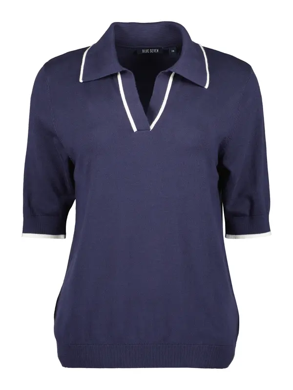 BLUE SEVEN BLUE SEVEN Pulover  tamno plava / bijela