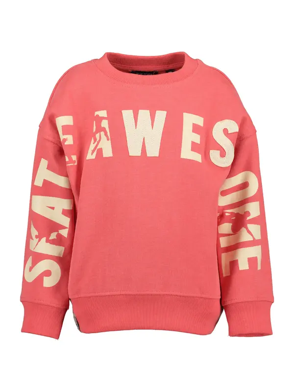 BLUE SEVEN BLUE SEVEN Sweater majica  bež / lubenica roza