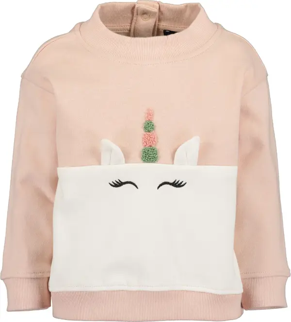 BLUE SEVEN BLUE SEVEN Sweater majica  ecru/prljavo bijela / rosé / svijetloroza / crna