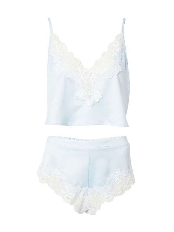 Bluebella Bluebella Kratke hlače za spavanje 'Isabella'  nebesko plava / bijela