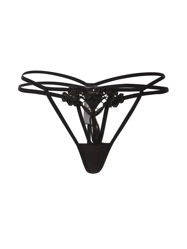 Bluebella Bluebella Tanga gaćice 'Nova'  crna