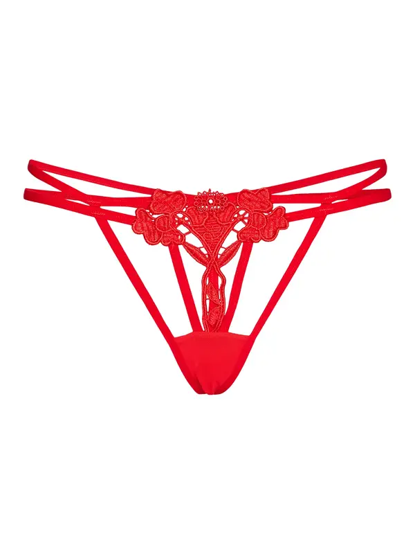 Bluebella Bluebella Tanga gaćice 'Nova'  crvena