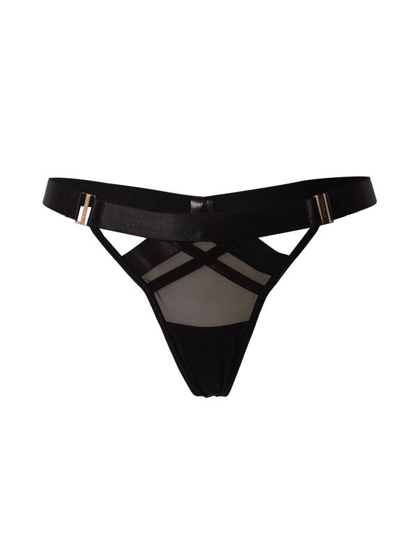 Bluebella Bluebella Tanga gaćice 'Sawyer'  crna