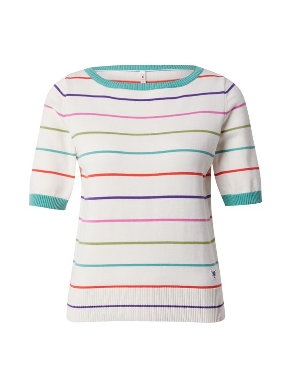 Blutsgeschwister Blutsgeschwister Pulover  žad / narančasta / roza / bijela