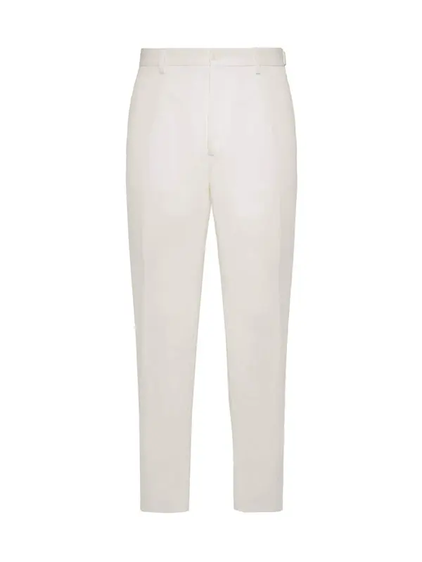 Boggi Milano Boggi Milano Hlače na crtu  crna / bijela