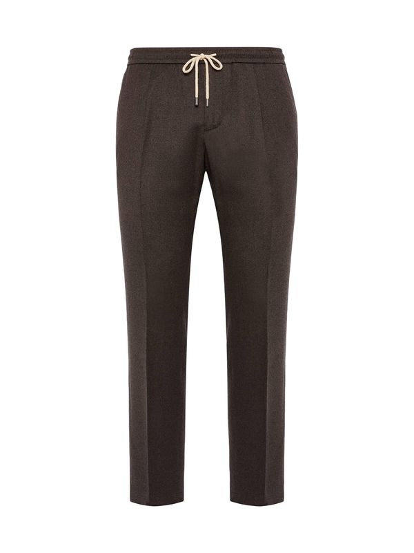 Boggi Milano Boggi Milano Hlače na crtu  tamno smeđa