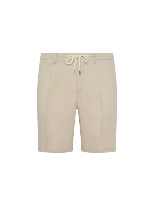 Boggi Milano Boggi Milano Hlače s naborima  svijetlobež